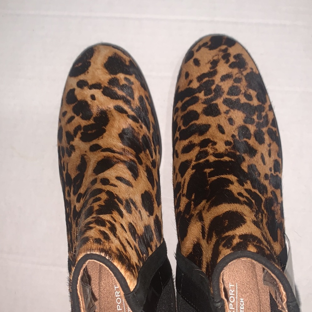 Rockport | Animal Fur Cheetah Print Booties Size 8 NEW - Picture 16 of 16